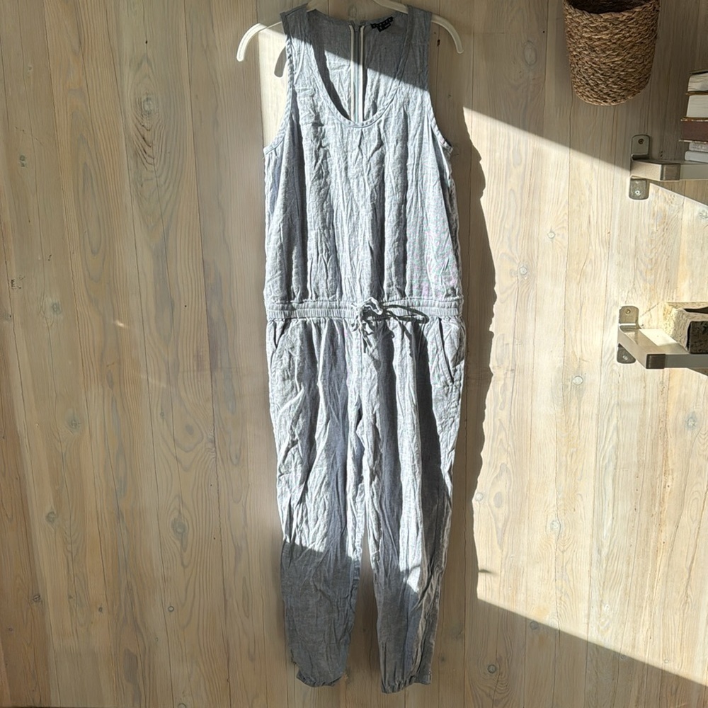 Theory Linen Blend Jumpsuit Size M